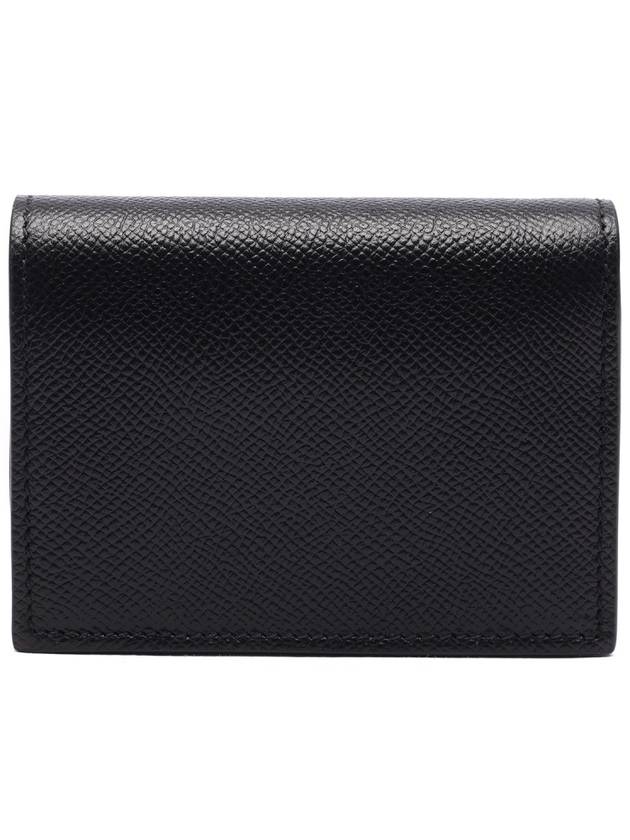 Vara Bow Gloss Flap Half Wallet Black - SALVATORE FERRAGAMO - BALAAN 5