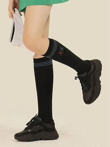 Knee Socks knee socks black - LALA SMILE - BALAAN 1