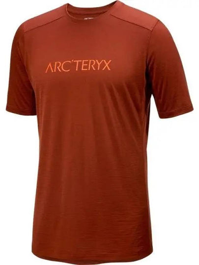 Ionia Merino Wool Arc'word Logo Short Sleeve T-Shirt Sequoia - ARC'TERYX - BALAAN 2