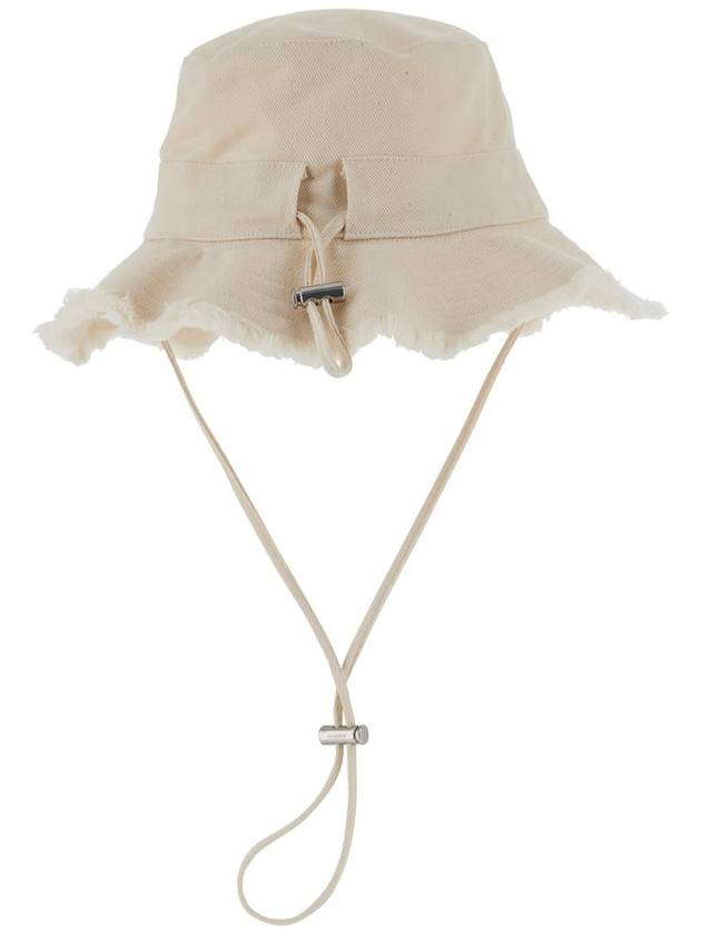 Le Bob Artichaut Bucket Hat Off White - JACQUEMUS - BALAAN 3