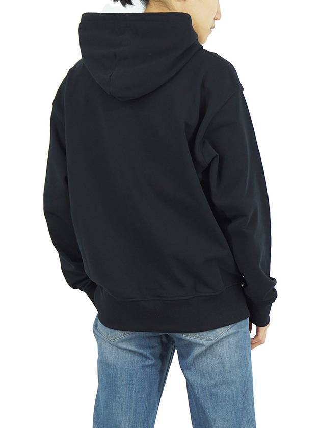 S Macs Logo Hoodie Black - DIESEL - BALAAN 7