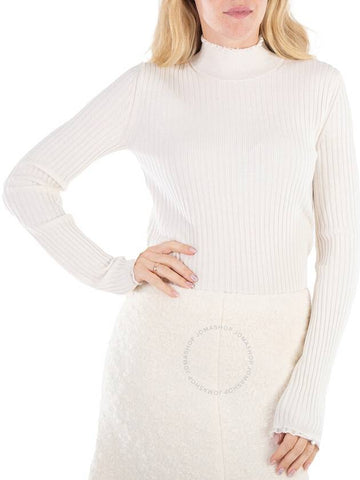 Chloe Iconic Milk Turtleneck Knitted Sweater, Size Large - CHLOE - BALAAN 1