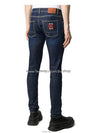 Indigo patch jeans 589768QOY214001 - ALEXANDER MCQUEEN - BALAAN 3