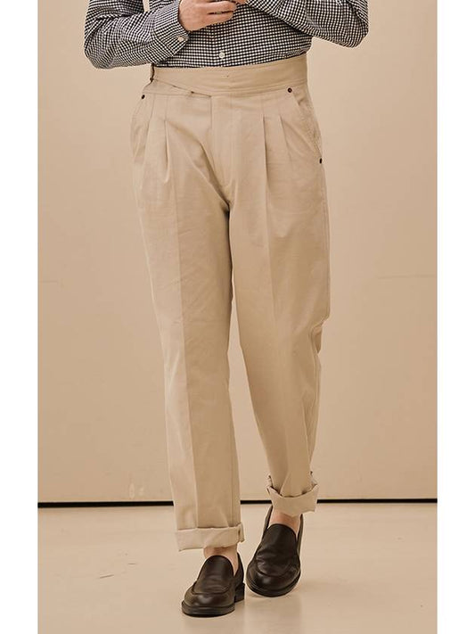 Gurkha Chino Straight Pants Beige - TRADCLUB - BALAAN 1