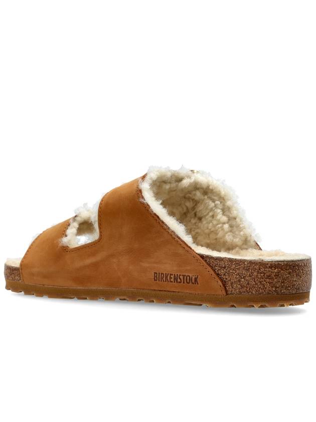 Birkenstock Sandals Arizona Bold Shearling, Men's, Brown - BIRKENSTOCK - BALAAN 5