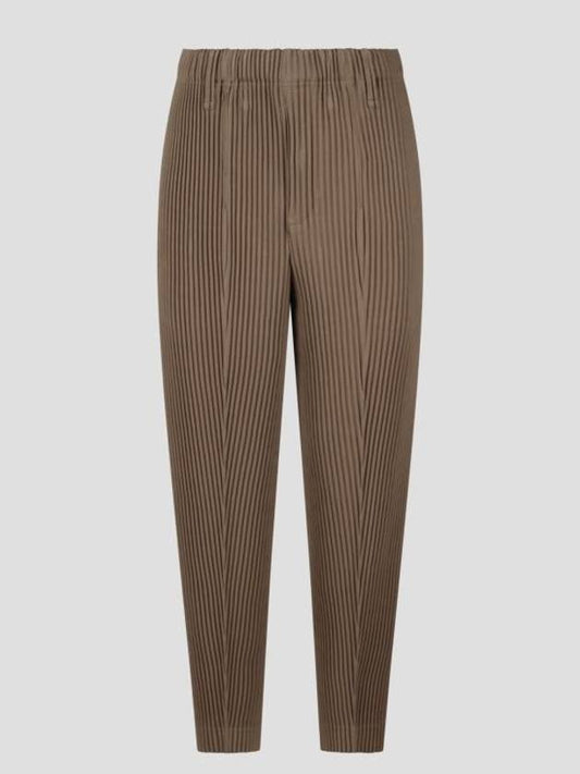 Compleat Straight Pants Brown - ISSEY MIYAKE - BALAAN 1