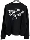 Sacred Heart Sweatshirt Black - PALM ANGELS - BALAAN 4