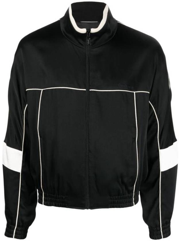 Teddy Zip-Up Jacket Black - SAINT LAURENT - BALAAN 2