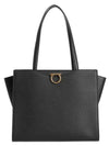 Gancini Tote Bag Black - SALVATORE FERRAGAMO - BALAAN 1