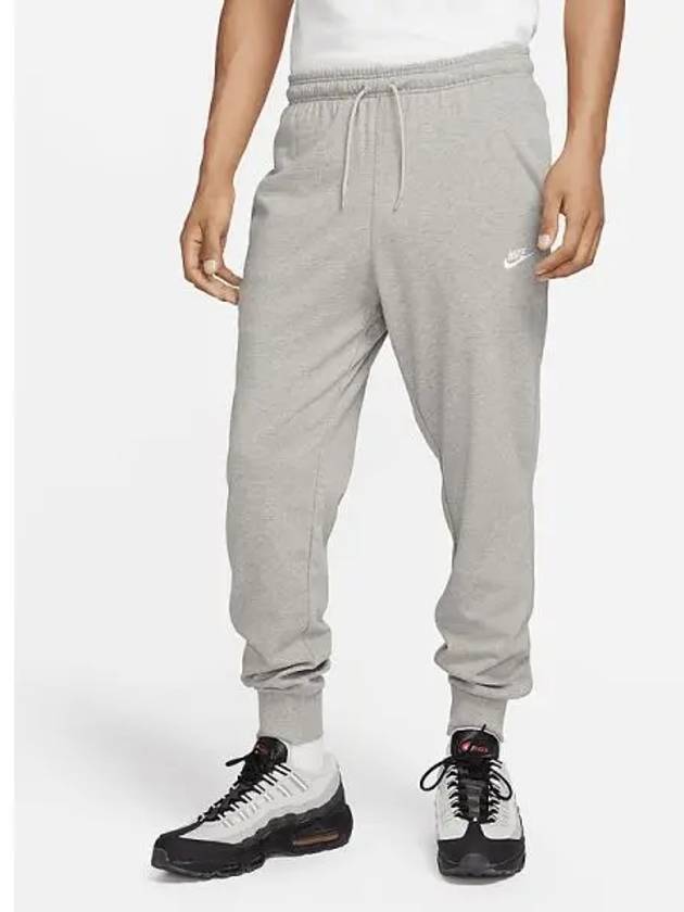 Club Knit Jogger Track Pants Grey - NIKE - BALAAN 2