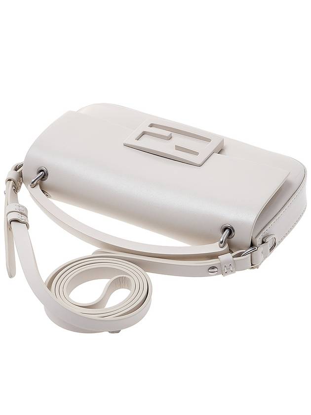 Baguette Phone Pouch Cross Bag White - FENDI - BALAAN 5