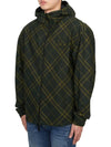 Reversible Check Hooded Jacket Shadow - BURBERRY - BALAAN 5