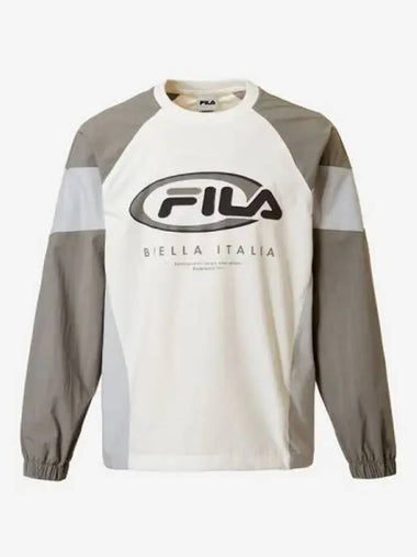 Uni Color Block Woven Sweatshirt SWH - FILA - BALAAN 1