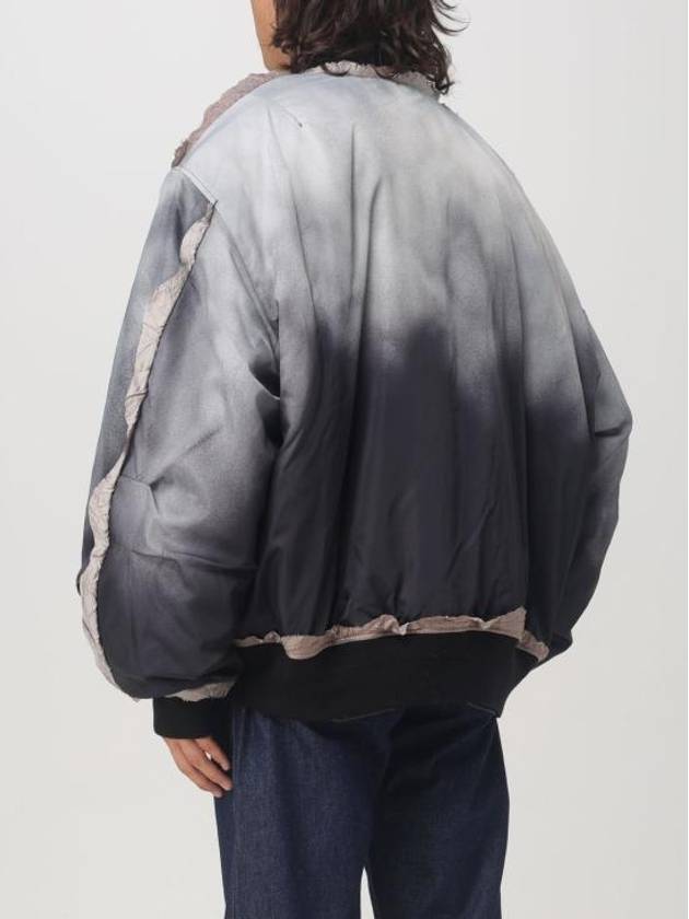 Distressed Effect Bomber Jacket Faded Black - ACNE STUDIOS - BALAAN 4