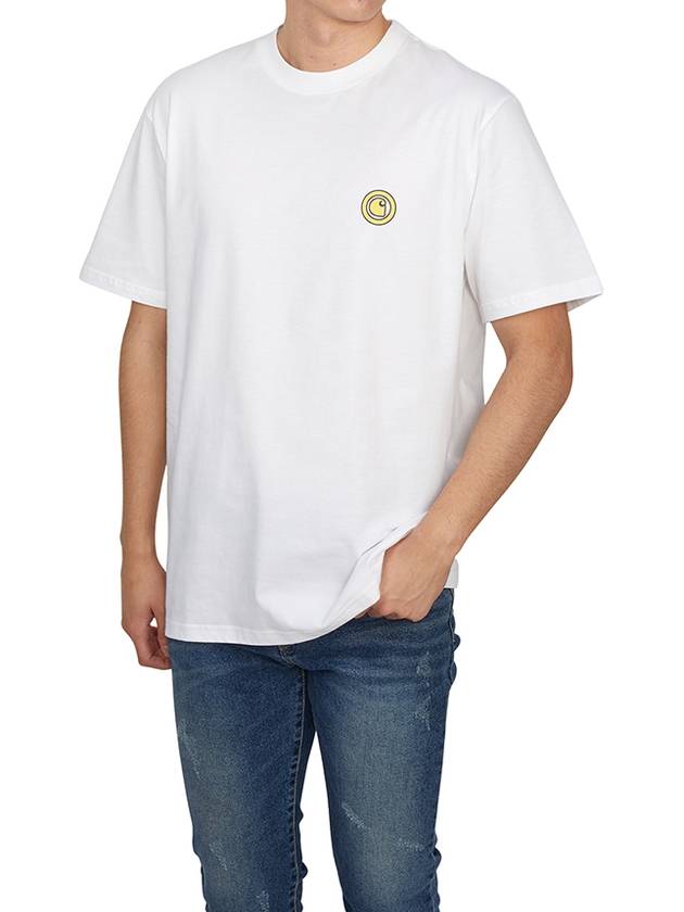 Zipper Short Sleeve T-Shirt White - CARHARTT WIP - BALAAN 5