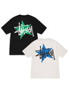 star pigment dyed t shirt white women - STUSSY - BALAAN 3