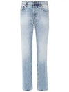 Women's Cassandre Jeans Hawaiian Blue - SAINT LAURENT - BALAAN 2