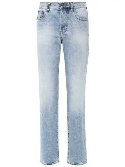 Women's Cassandre Jeans Hawaiian Blue - SAINT LAURENT - BALAAN 2