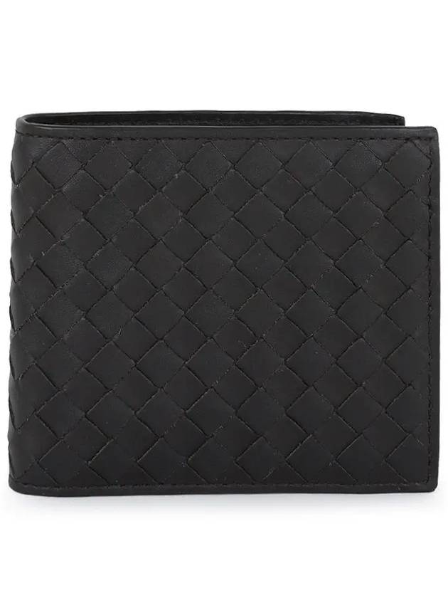 Intrecciato Weaving Half Wallet Espresso - BOTTEGA VENETA - BALAAN 3