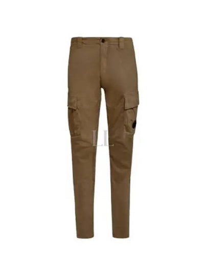 Stretch Satin Cargo Straight Pants Green - CP COMPANY - BALAAN 2