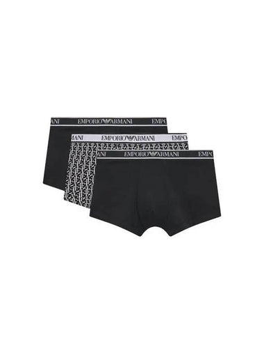 UNDERWEAR Online Exclusive Men s Logo Banding Easy Draw 3PACK Black - EMPORIO ARMANI - BALAAN 1