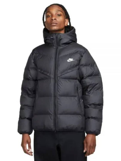 Primaloft Stormfit Windrunner Hooded Puffer Padding Black - NIKE - BALAAN 2