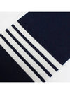 Striped Cashmere Muffler Navy - THOM BROWNE - BALAAN 5