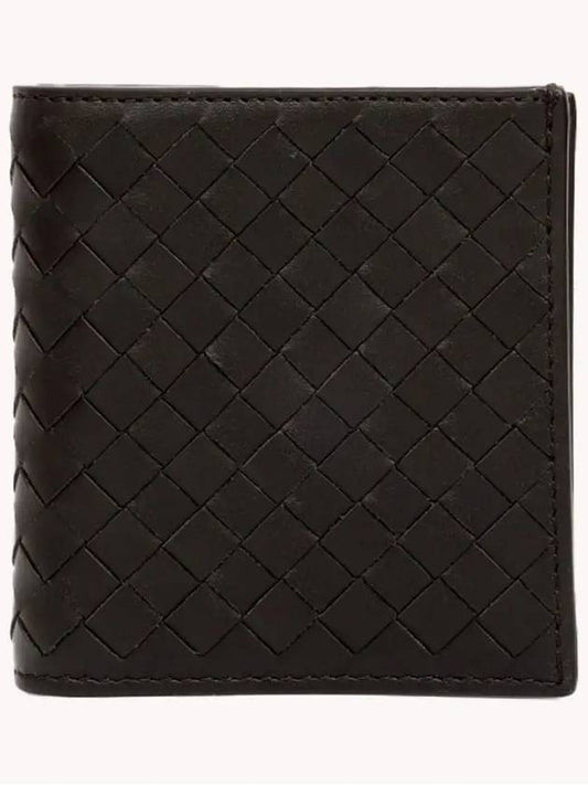 Intrecciato Small Folder Half Wallet Brown - BOTTEGA VENETA - BALAAN 2