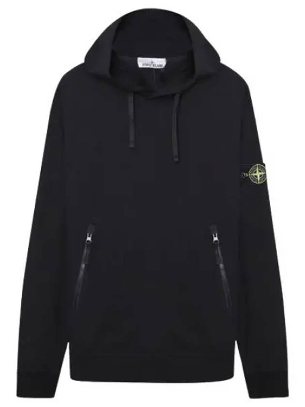 Garment Dyed Badge Hoodie Men - STONE ISLAND - BALAAN 1