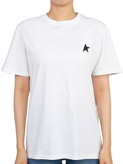 Black Star Collection Short Sleeve T-Shirt White - GOLDEN GOOSE - BALAAN 2