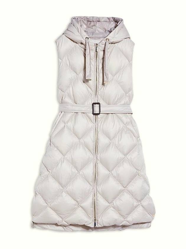 Max Mara TREGIL padded long vest 081 sand IT36 IT38 IT40 - MAX MARA - BALAAN 6