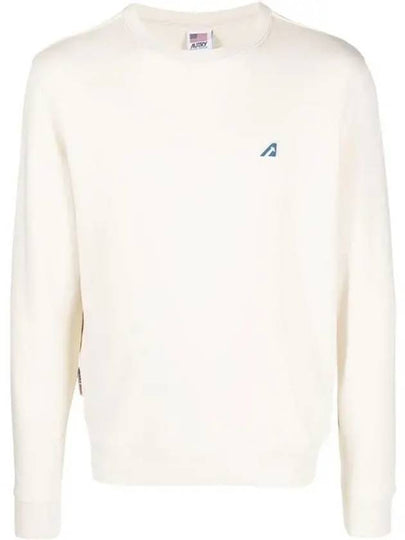 Men's Tennis Academy Sweatshirt White - AUTRY - BALAAN 2