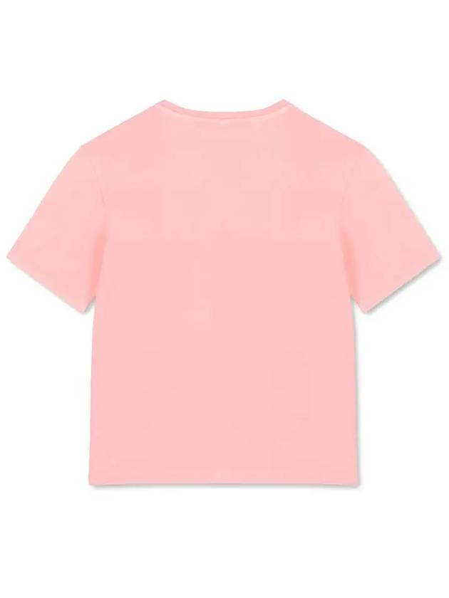 Women's Palm Logo T-Shirt Pink 602650 SQJF8 6640 - STELLA MCCARTNEY - BALAAN 3