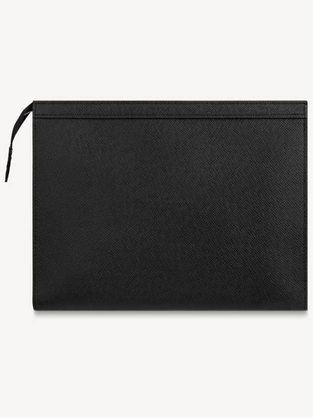 Pochette Voyage Taiga Leather Pouch Bag Black - LOUIS VUITTON - BALAAN 4