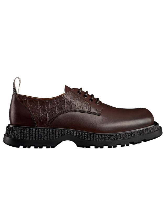 Buffalo Bossed Oblique Motif Derby Brown - DIOR - BALAAN 1