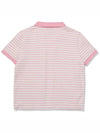 Striped String Collar T-Shirt Women PINK - 20THHOLE - BALAAN 4