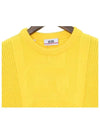 12th Anniversary Logo Crew Neck Knit Yellow SS18M020070 04 - GCDS - BALAAN 5