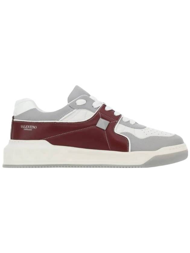 one-stud nappa leather low-top sneakers - VALENTINO - BALAAN 1