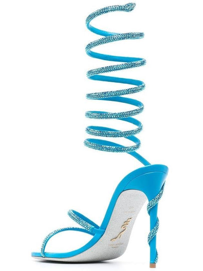 RENE' CAOVILLA Sandals Clear Blue - RENE CAOVILLA - BALAAN 2