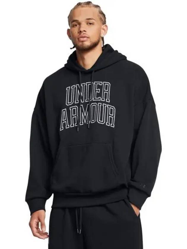 Icon Heavyweight Terry Oversized Hoodie 1386549 001 - UNDER ARMOUR - BALAAN 1