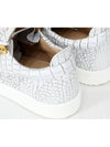 Leather Zipper Frankie Low Top Sneakers White - GIUSEPPE ZANOTTI - BALAAN 8