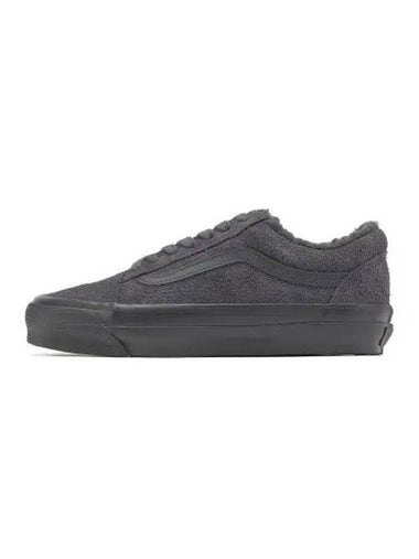 MTE Old Skool Suede Sherpa Low Top Sneakers Asphalt - VANS - BALAAN 1