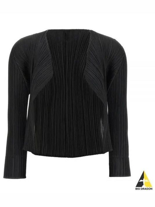 PLEATS PLEASE PP47 JO106 15 Basic Cardigan - ISSEY MIYAKE - BALAAN 1