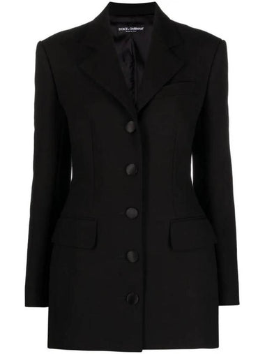 Virgin Wool Single Breasted Blazer F29XRTHUMTB - DOLCE&GABBANA - BALAAN 1