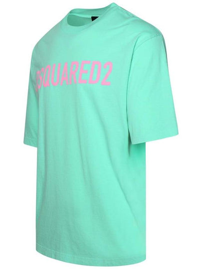 DSQUARED2 Mint Cotton T-Shirt - DSQUARED2 - BALAAN 2