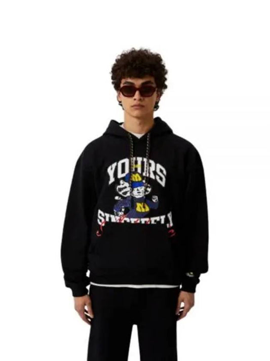 "M" Mascot Cotton Hooded Black - MSGM - BALAAN 2