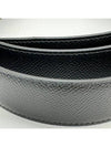 Silver Gancini Reversible Leather Belt Black - SALVATORE FERRAGAMO - BALAAN 7