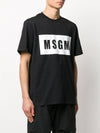 20SS Men's Logo Print Short Sleeve BlackWhite 2840MM67 99 - MSGM - BALAAN 7