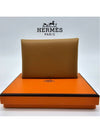 Calviduo Card Holder Compact Evercolor Caramel H085238CK28 - HERMES - BALAAN 1