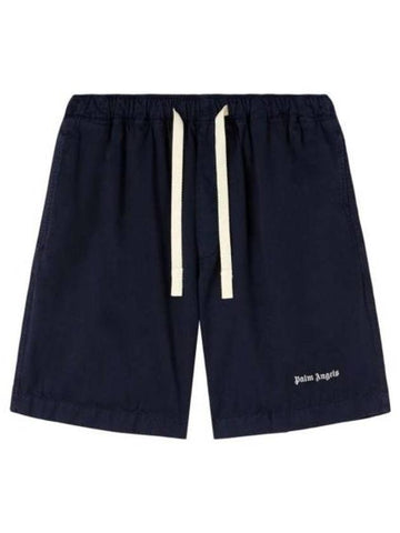 Short Pants Short PMCB051S24FA B003 4603 BLUE BLUE - PALM ANGELS - BALAAN 1